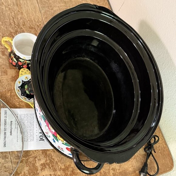 Mary Engelbreit Special Edition Rival Crock‎ Pot  6 Qt. crockpot EUC Rare - Picture 7 of 13